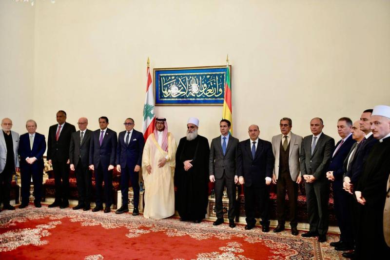 شيخ العقل التقى السفراء العرب: ما حصل ‏في سوريا مشروع فتنة