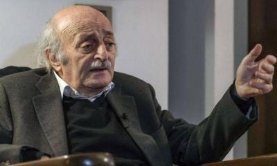 جنبلاط يتلقى إتصالًا من رئيس إقليم كردستان