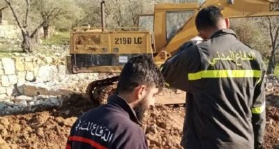 مقتل عنصر في الدفاع المدني بالغارة الثانية التي إستهدفت ميس الجبل (صورة)