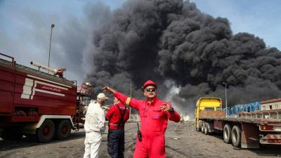 انفجار ميناء رجائي.. فيديو جديد يكشف عمق الحفرة!