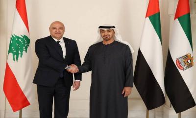 عون: اللقاء مع بن زايد إيجابي جدًا وسننقل لبنان إلى مكان آخر