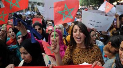 في عيد العمال.. مغربيات يتظاهرن للمطالبة بالمساواة