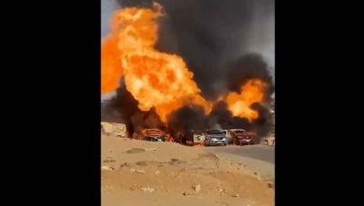 بالفيديو.. مقتل 3 وإصابة 13 بانفجار خط غاز رئيسي في مصر