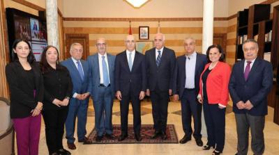 الحجار يلتقي وفد محرري الصحافة: أردنا الانتخابات رسالة أولى الى المجتمع الدولي