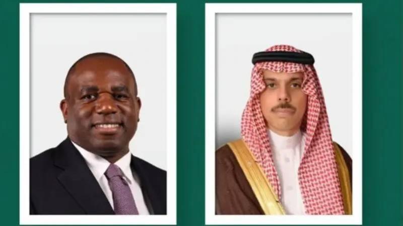 وزير الخارجية السعودي ونظيره البريطاني يبحثان الأوضاع الإقليمية - الدولية