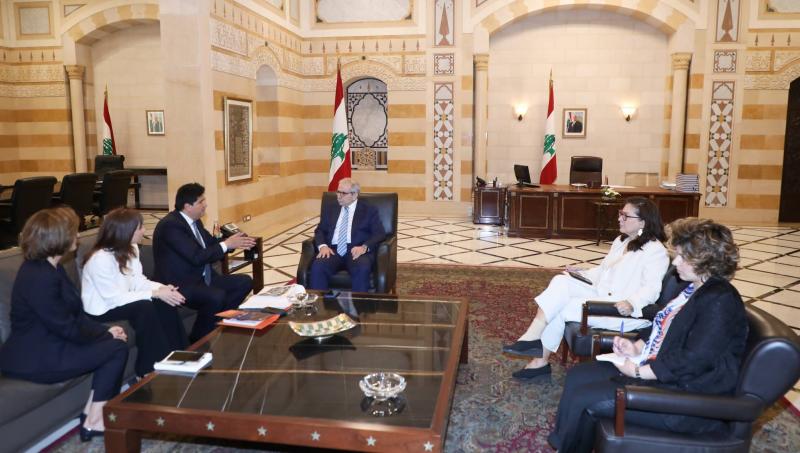 سلام يبحث مع ريزا وأليكو بالمبادرات لانعاش الحياة الاقتصادية
