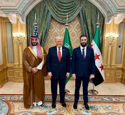 ترامب يلتقي الشرع في الرياض: لديكم فرصة لتحقيق إنجاز تاريخي في سوريا