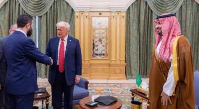 ترامب التقى الشرع في الرياض