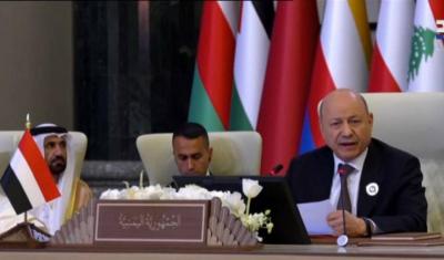 الرئيس اليمني: يجب على جماعة الحوثي التخلي عن نهجها العنصري
