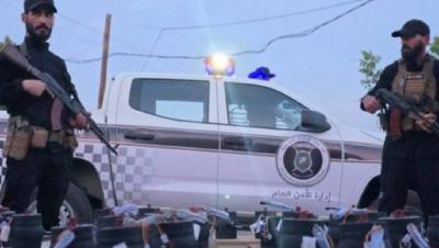 بالصور.. الأمن السوري يحبط مخطط تفجير في مستودع بريف القرداحة