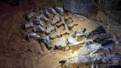 إحباط محاولة تهريب أسلحة من مصر إلى إسرائيل (صورة)
