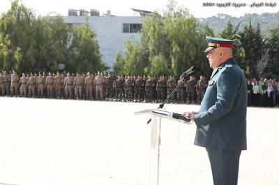 تلاوة أمر اليوم بمناسبة الذكرى الخامسة والعشرين لعيد المقاومة والتحرير