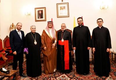 البخاري التقى البطريرك ميناسيان: ملتزمون باستقرار لبنان