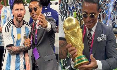 شيف تركي معروف يحتفل ويقبّل كأس العالم.. و