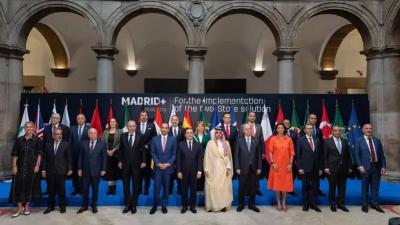 بيان مدريد يطالب بإنهاء حصار غزة وضمان تدفق المساعدات