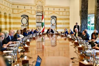 جلسة لمجلس الوزراء في بعبدا سبقها لقاء بين عون وسلام