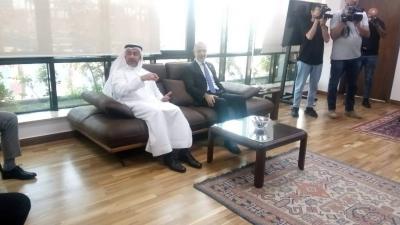 جولة لوزير الاشغال ووفد إماراتي إلى مطار رفيق الحريري ومرفأ بيروت
