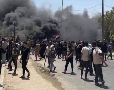 تظاهرات غاضبة في النجف والديوانية
