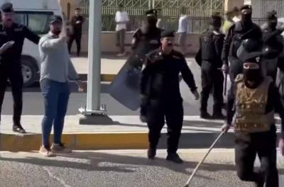 توتّر ميداني.. مهندسو العراق في الشارع والقوات الأمنية ترد بالعنف ‏‏(فيديو)‏