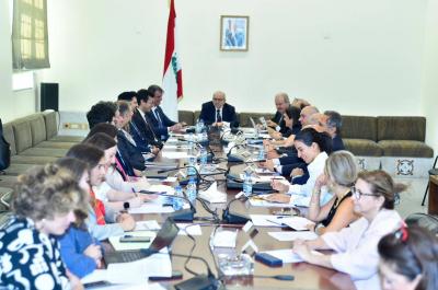 سلام يرأس اجتماعاً مع بعثة صندوق النقد...جابر: لمعالجة ملف المصارف