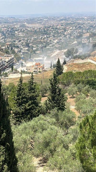 بالفيديو.. غارة اسرائيلية تستهدف سيارة في الشهابية