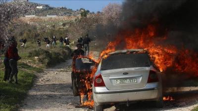 إصابة 30 فلسطينياً بهجمات للمستوطنين في رام الله