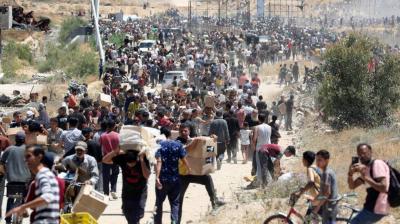 قتلى فلسطينيون بقصف قرب نقاط توزيع المساعدات في غزة