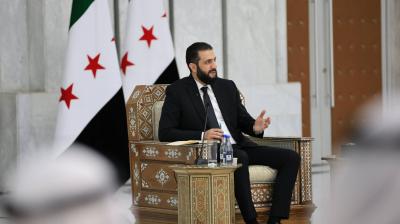 الشرع: نعمل على وقف الاعتداءات الإسرائيلية من خلال مفاوضات غير مباشرة