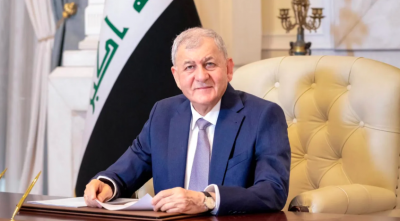 رئيس العراق: سياستنا واضحة في حصر السلاح بيد الدولة