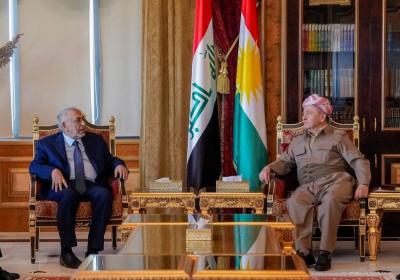 المشهداني يلتقي البارزاني لبحث ملف رواتب موظفي الإقليم