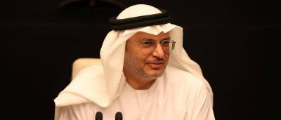 قرقاش: الموقف الإماراتي ثابت بإدانة التصعيد الإسرائيلي في سوريا