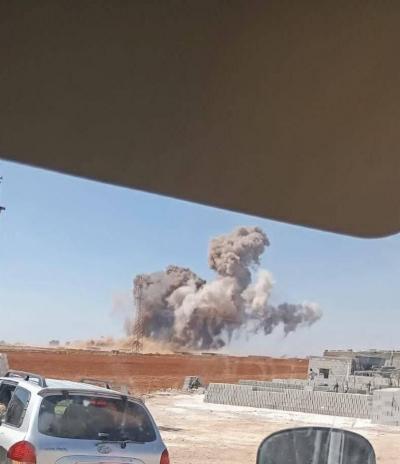 غارات إسرائيلية تستهدف أطراف مدينة إزرع بريف درعا