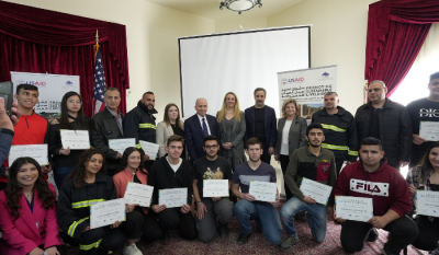 USAID تطلق أول فرق الاستجابة لحرائق الغابات في مناطق جبيل