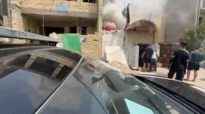 العراق.. إنقاذ عائلة وإخماد حريق في منزل شمالي بغداد