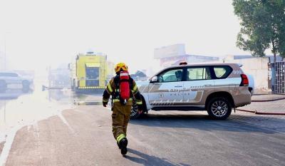 الإمارات.. السيطرة على حريق في محل لقطع غيار السيارات بالشارقة
