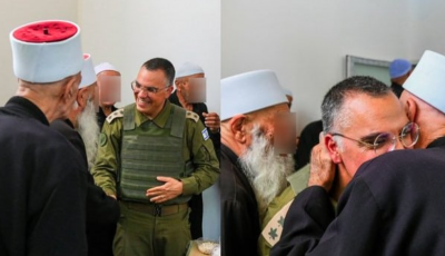 بالصور: أفيخاي أدرعي يزور 