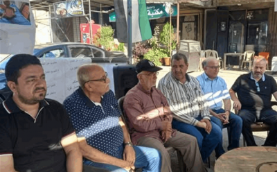اليوم الخامس للإضراب عن الطعام في مخيم البداوي تضامناً مع غزة
