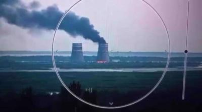 السيطرة على حريق بالقرب من محطة نووية في أوكرانيا