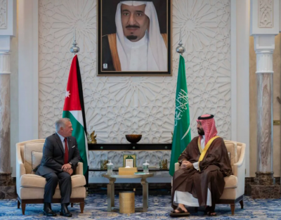ولي العهد السعودي يلتقي ملك الأردن في نيوم