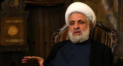 نعيم قاسم يلتقي لاريجاني: نشكر إيران على دعمها ‏لبنان