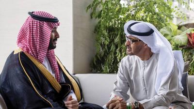 الرئيس الإماراتي وولي العهد السعودي يبحثان عدداً من القضايا الإقليمية والدولية