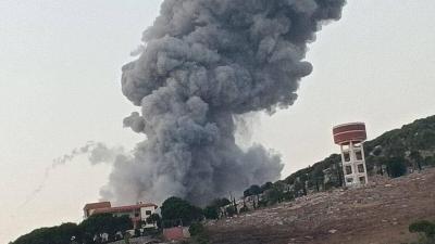غارات إسرائيلية على منطقة علي الطاهر في النبطية (فيديو)