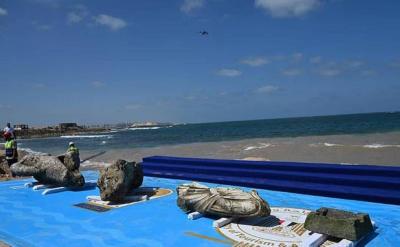 من بحر الإسكندرية.. سحر الفراعنة يُبهر العالم من جديد (صور)