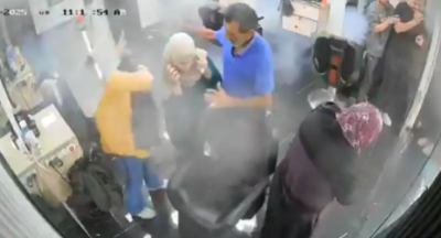 بالفيديو.. لحظة استهداف صالون حلاقة بقنبلة صوتية في رام الله