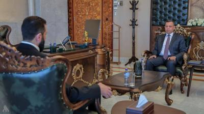 رئيس جهاز المخابرات العراقي يلتقي الشرع: اتّفاق على تعزيز التعاون الأمني