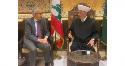 وزير الاقتصاد يعرض رؤية الإصلاحات أمام المفتي دريان