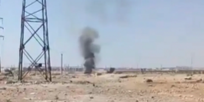 انفجار مجهول على طريق مطار حلب (فيديو)