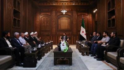 وزير الداخلية السوري يلتقي وفداً من وجهاء المكوّن الشيعي