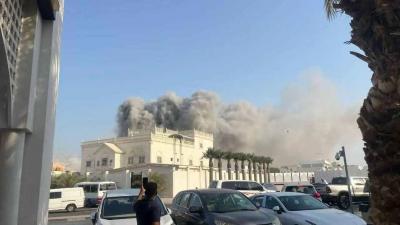 الداخلية القطرية: العثور على أشلاء بشرية في موقع القصف الإسرائيلي