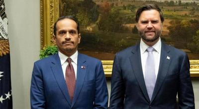 لقاء واشنطن يثير التفاعل... ماذا قال نائب الرئيس الأميركي لقطر؟